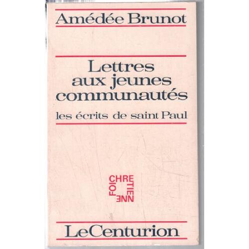 Lettres Aux Jeunes Communautés