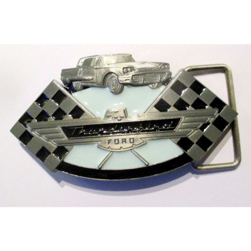 Boucle De Ceinture Ford Thunderbird Voiture Ancienne Officiel Usa Homme Femme Mixte