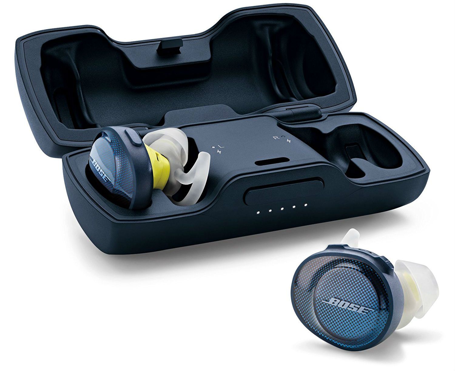 Bose SoundSport Free - Vritables couteurs sans fil avec micro - intra-auriculaire - Bluetooth - bleu nuit_image_4|Rakuten