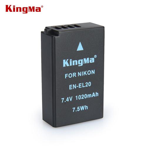 CNYO® KingMa 1PCS 1020mAh EN-EL20 EN EL20 ENEL20 Rechargeable Li-Ion Digital Battery for Nikon Coolpix A J1 J2 J3 S1 AW1 MH-27 Battery