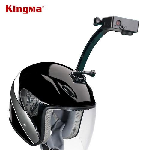 CNYO® KingMa Gopro Mount Motorcycle Cycling Helmet Extension Arm with Gorpo Buckle Mounts Adhesive Gopro Hero session/4/3+/3/2/1