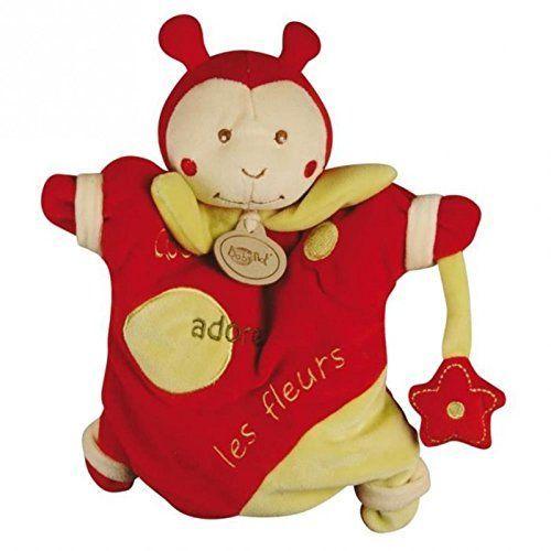 Babynat - Doudou Coccinelle Rouge Les Classiques Cocci Adore Les Fleurs