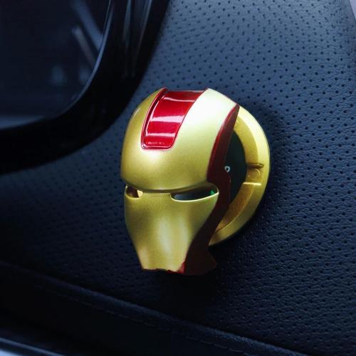 Cache Protection Bouton Start And Stop Voiture Iron Man Marvel