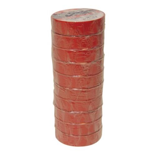 Ruban PVC Rouge pour électricien 19mm x 20m HPX - IR1920