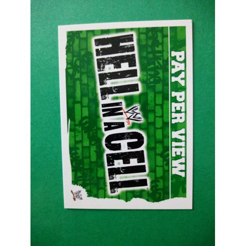 Hell In A Cell - Pay Per View Card - Carte Slam Attax Mayhem - Tcg - Carte Topps