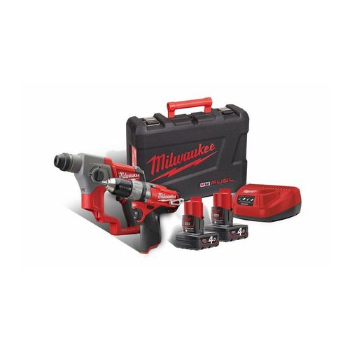 Powerpack 2 produits M12 FPP2B-402X MILWAUKEE - 12V FUEL - 4933459812
