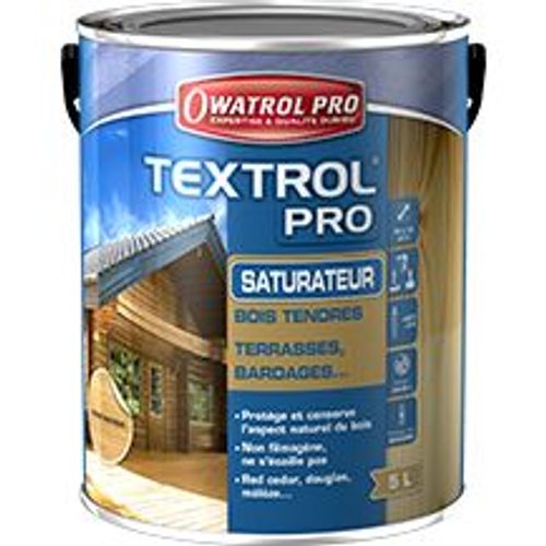 Saturateur bois Textrol Pro OWATROL - bidon 5L - incolore - 1131