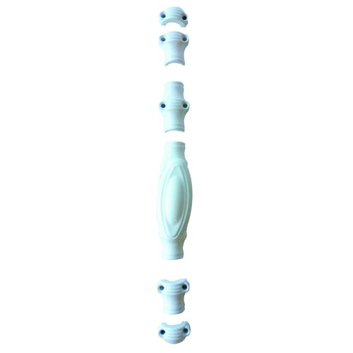 Pack 2 tringles 1.30+1.70 MAP pour fausse crémone - Fer verni - P16X6FV300SL