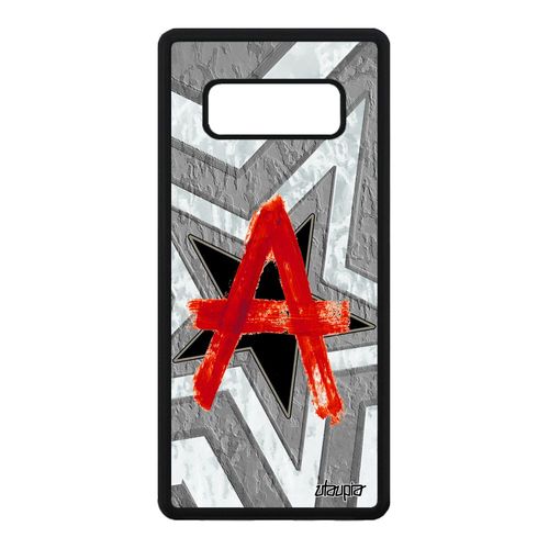 Coque Anarchie Samsung Note 8 Silicone Rouge Populaire Rebel Cadeau Logo Samsung Galaxy Note 8