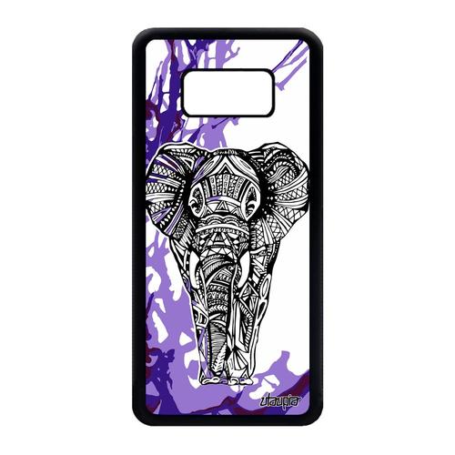 Coque Silicone Elephant Samsung Galaxy S8 Case Portable Dessin Art Fantaisie Tpu