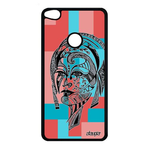 Coque Femme P8/P9 Lite 2017 Silicone Rose Tribal Dessin Florale Fee Carré Huawei P8 Lite 2017 P9 Lite 2017