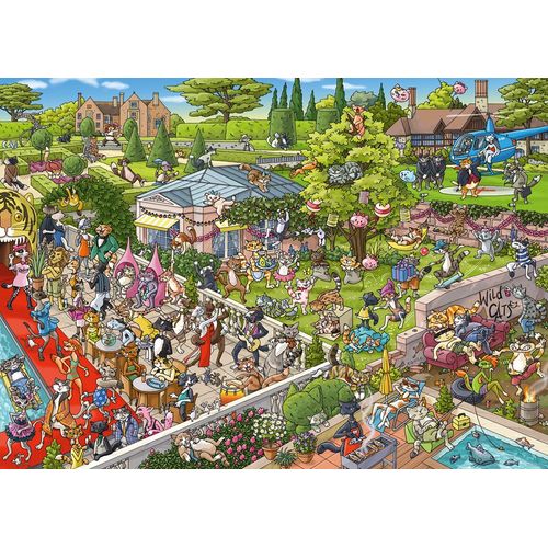 Puzzle 1000 Pièces Birgit Tanck - Party Cats
