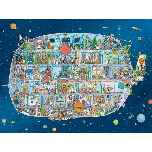 Puzzle 1500 Pièces Mattias Adolfsson - Spaceship