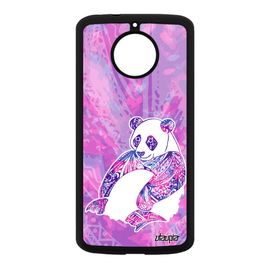Coque Antichoc Motorola Moto E4 Plus Silicone Panda Tribal Couleur Smartphone De