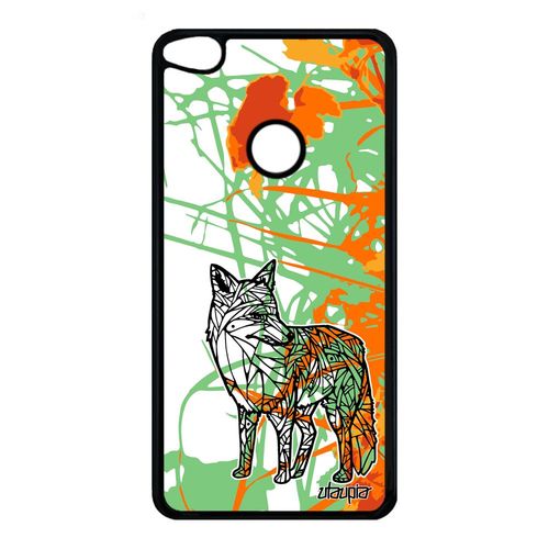 Coque P8/P9 Lite 2017 Silicone Renard Orange Polaire De Protection Fille Huawei P8 Lite 2017 P9 Lite 2017
