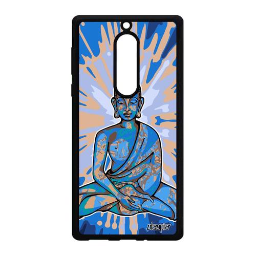 Coque Silicone Pour Nokia 5 Bouddha 4g Chine Tpu Bleu De Protection Assis Case A