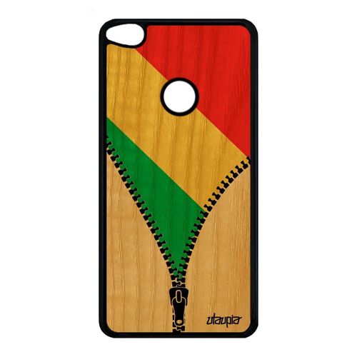 Coque P8/P9 Lite 2017 En Bois Silicone Drapeau Congo Brazzaville Congolais Huawei P8 Lite 2017 P9 Lite 2017