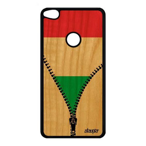 Coque Pour P8/P9 Lite 2017 Bois Silicone Drapeau Italie Italien Telephone Huawei P8 Lite 2017 P9 Lite 2017