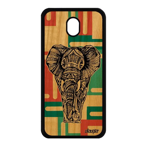 Coque Silicone Samsung J7 2017 Pro Bois Elephant Geometrique Vert Dessin Samsung Galaxy J7 2017 Galaxy J7 Pro 2017