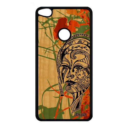 Coque Bois P8/P9 Lite 2017 Silicone Femme Dessin Fille De Protection Noir Huawei P8 Lite 2017 P9 Lite 2017