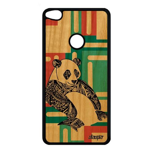 Coque Bois Pour P8/P9 Lite 2017 Silicone Panda Symbole Tpu Graphique Vert Huawei P8 Lite 2017 P9 Lite 2017