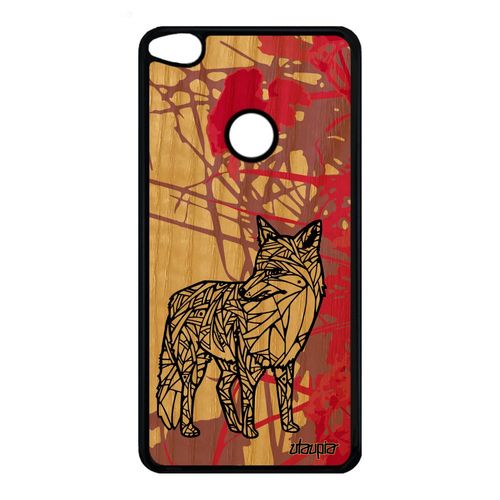 Coque Bois Renard P8/P9 Lite 2017 Silicone Housse Rigide Rose Montagne De Huawei P8 Lite 2017 P9 Lite 2017