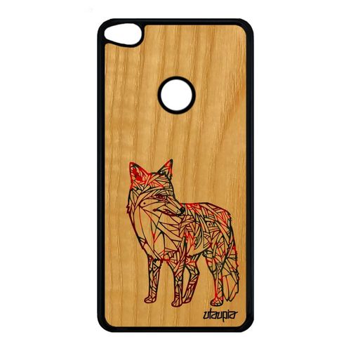 Coque Renard P8/P9 Lite 2017 En Bois Silicone Multicolore Case Antichoc A Huawei P8 Lite 2017 P9 Lite 2017