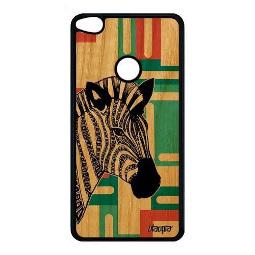 Coque P8/P9 Lite 2017 En Bois Silicone Zebre Portable Geometrique Bumper Huawei P8 Lite 2017 P9 Lite 2017