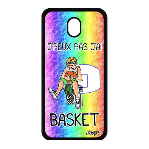 Coque J'peux Pas J'ai Basket Galaxy J7 2017 Pro Silicone Vert Jo Humour Samsung Galaxy J7 2017 Galaxy J7 Pro 2017