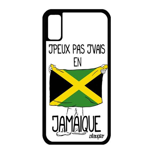 Coque Silicone Iphone X J'peux Pas J'vais En Jamaique Unique Telephone Et