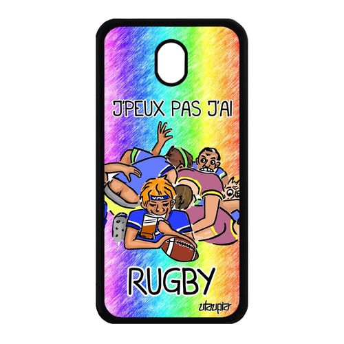 Coque Galaxy J7 2017 Pro Silicone J'peux Pas J'ai Rugby Vert 4g Motif En Samsung Galaxy J7 2017 Galaxy J7 Pro 2017