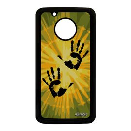 Coque Moto G5 Silicone Empreinte Main Swag Trace De Peinture Case Gel A Motorola Moto G5