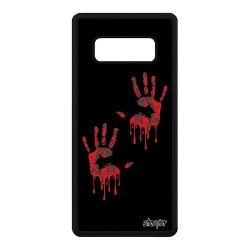 Coque Silicone Note 8 Main Metal Trace De Tpu Personnalisé Rouge Samsung Galaxy Note 8