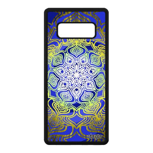 Coque Silicone Note 8 Mandala Indien Zen Effet 3d Housse Jaune De Samsung Galaxy Note 8