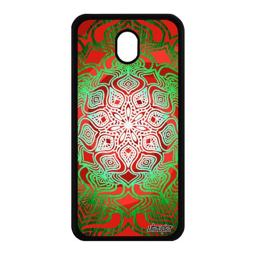 Coque Mandala Galaxy J7 2017 Pro Silicone Imprimé Telephone Unique Vert Samsung Galaxy J7 2017 Galaxy J7 Pro 2017