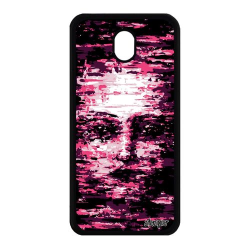 Coque Silicone Pour Galaxy J7 2017 Pro Portrait Rose Tpu Femme Art Swag Samsung Galaxy J7 2017 Galaxy J7 Pro 2017