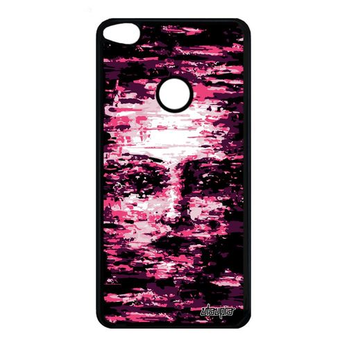 Coque P8/P9 Lite 2017 Silicone Portrait Art Tpu Fille Femme Rose Pas Cher Huawei P8 Lite 2017 P9 Lite 2017