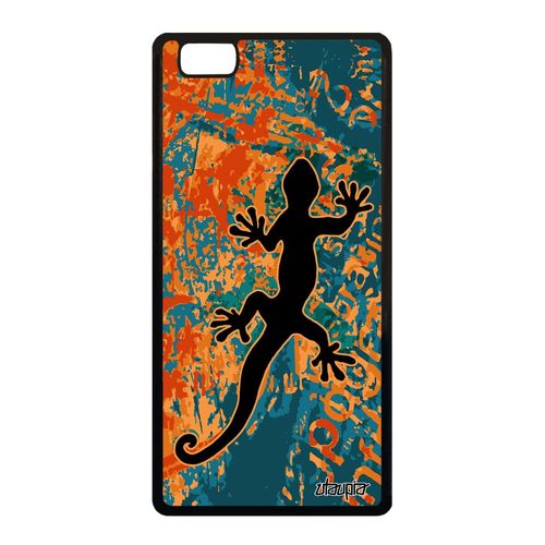 Coque Pour Huawei P8 Lite 2015 Silicone Salamandre Animaux Legendaire Design Gel