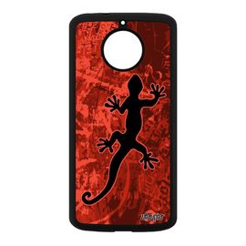 Coque Pour Moto E4 Plus Silicone Salamandre Rouge Esprit Du Feu Housse Motorola Moto E4 Plus