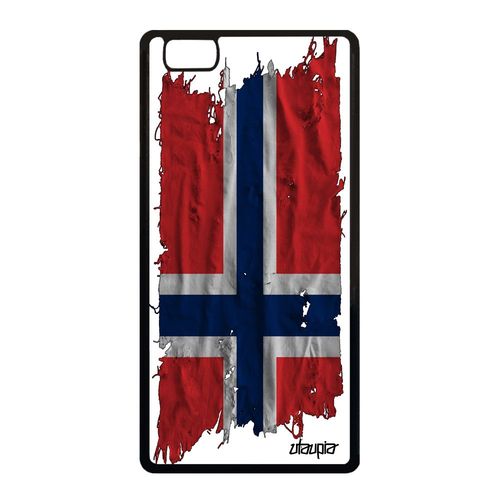 Coque Silicone P8 Lite 2015 Drapeau Norvege Norvegien Foot Basket Jo Swag Huawei P8 Lite 2015