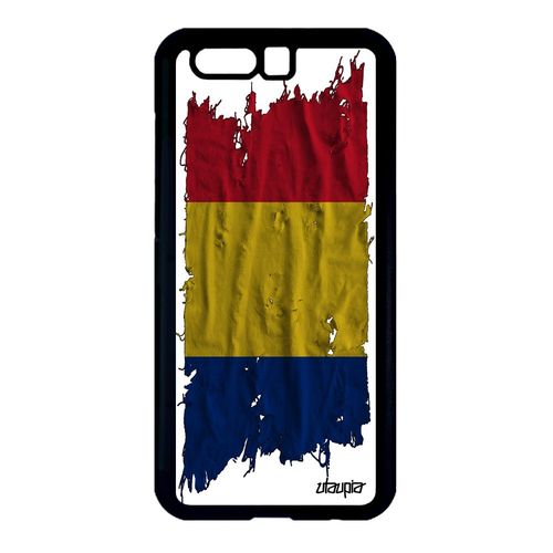 Coque Honor 9 Silicone Drapeau Roumanie Roumain Jo Coupe D'europe Coupe Du Monde