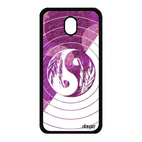 Coque Pour J7 2017 Pro Silicone Yin Et Yang Etui Rose Cercle Asie Samsung Galaxy J7 2017 Galaxy J7 Pro 2017