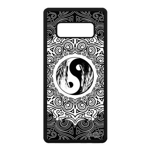 Coque Silicone Pour Samsung Galaxy Note 8 Yin Et Yang Mobile Oriental Ying Etui