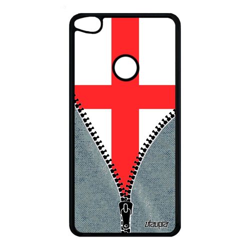 Coque Silicone Huawei P8/P9 Lite 2017 Drapeau Angleterre Anglais Royaume Unis De