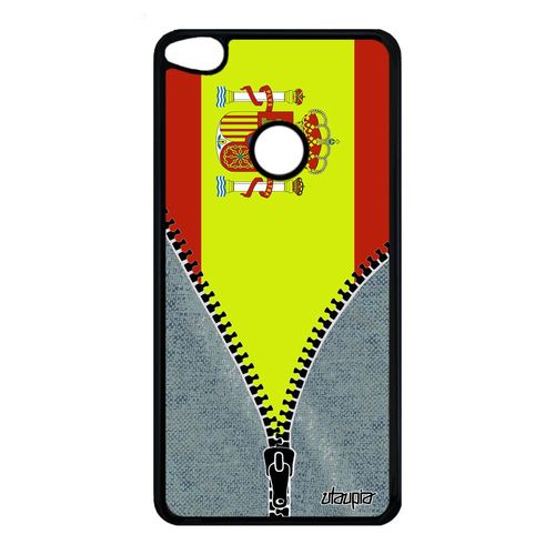 Coque Drapeau Espagne Espagnol Huawei P8/P9 Lite 2017 Silicone Coupe D'europe De