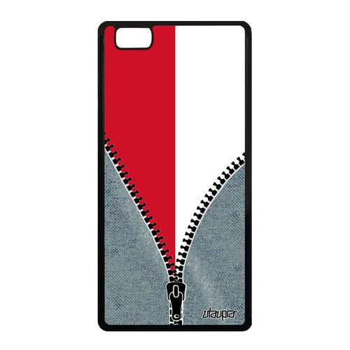 Coque Drapeau Monaco Monegasque Huawei P8 Lite 2015 Silicone Foot Portable Jo En
