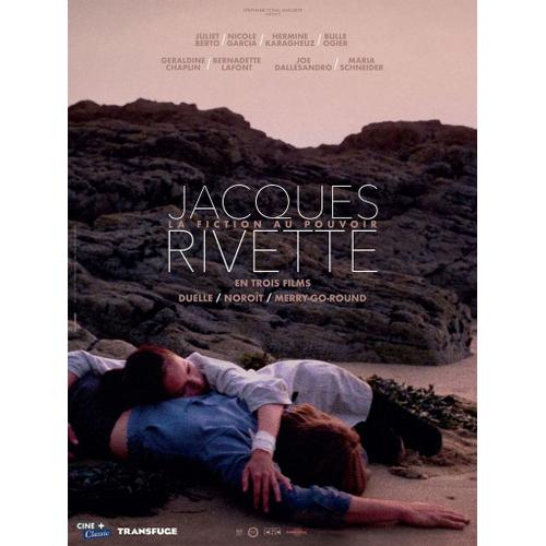 Jacques Rivette (La Fiction Au Pouvoir) - Véritable Affiche De Cinéma Pliée - Format 40x60 Cm - De Jacques Rivette, 3 Films (Duelle, Noroît, Merry-Go-Round) - Réédition 2018