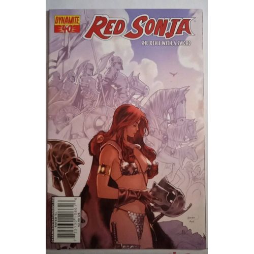 Red Sonja # 40 ( V.O. 2008 Dynamite Comics ) *** Variant Cover By Paul Renaud **