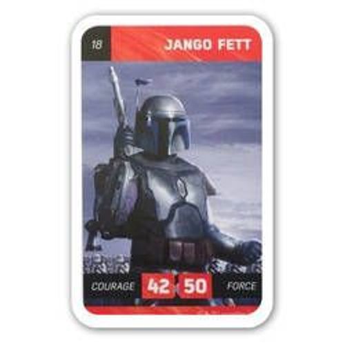 Carte Leclerc Star Wars 2018 : Jango Fett Numéro 18