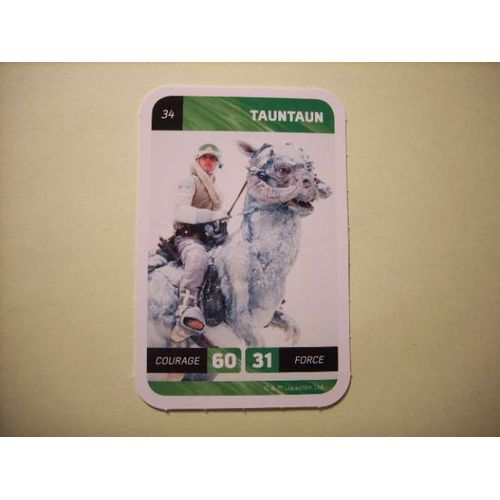 Carte Leclerc Star Wars 2018 : Tauntaun Numéro 34